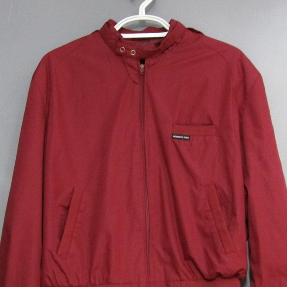 ⚜️HP⚜️ Vtg Members Only Wine Windbreaker Bomber 46 - Picture 2 of 5